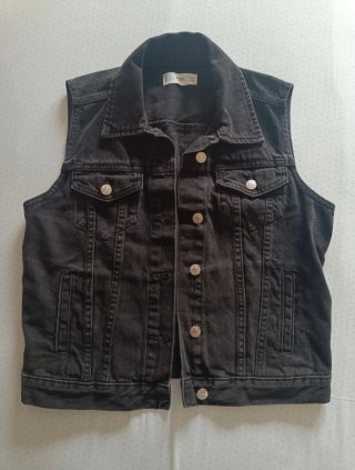 Chaleco vaquero Mango Denim (M) - Ropa Heavy Rock