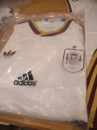 Camiseta Adidas Selección Española Blanca XL