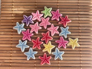 Set de 20 Cuentas de Abalorios Estrella de Mar