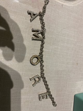 Pulsera Plateada AMORE