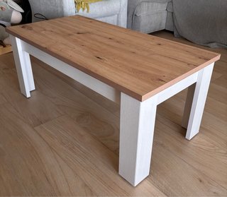 Mesa de centro elevable madera