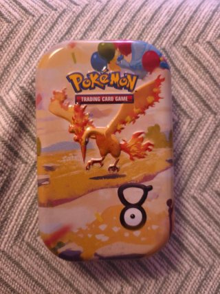 Scatola Metallica Pokémon Moltres