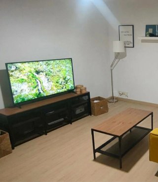 Mueble TV y mesa de centro básico