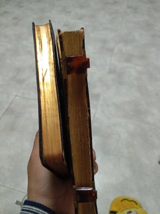 2 Libros Antiguos con Cantos Dorados