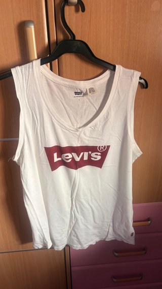 Camiseta de tirantes Levi's blanca