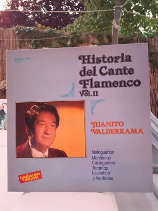 Vinilo Juanito Valderrama 1979 Historia del Cante