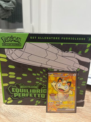 Carta Pokémon Meowth ex 107/88 Equilibrio Perfetto