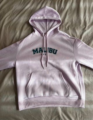 Sudadera con capucha morada Malibu