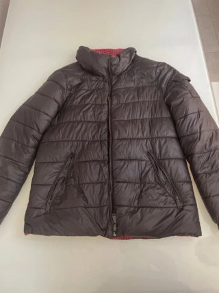 Chaqueta Reversible Negra y Roja
