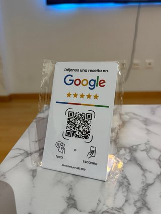 Tarjeta NFC para Reseñas de Google