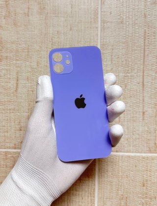Copertura in vetro posteriore per iPhone 12 Viola