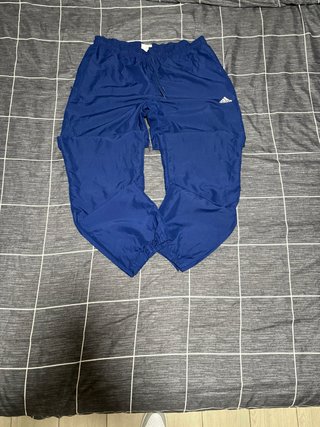 Adidas Blue Track Pants Windbreaker Joggers