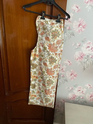 Pantalón de Lino Estampado