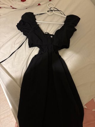 Vestido corto negro