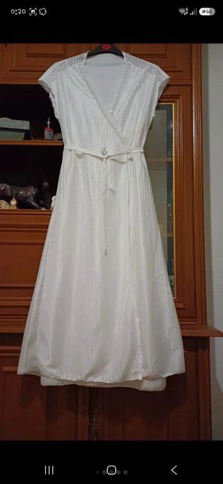 Vintage lencería encaje 3 piezas 2 camiones y bata