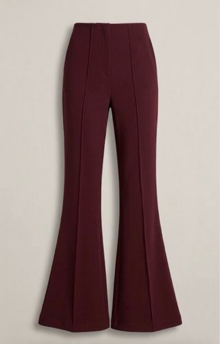 Pantalón Campana Tiro Alto New Yorker XS granate