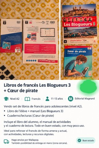 Libro de francés ESO