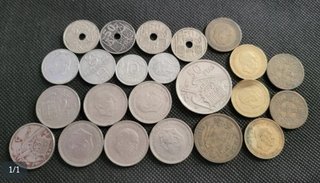 Lotto di 23 monete Franco