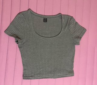 Camiseta Gris SHEIN Talla XS