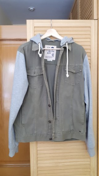 Cazadora verde !Solid talla L