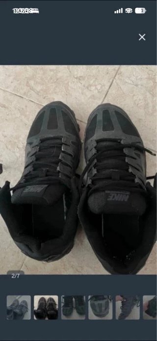 Bambas Nike Negras Niño