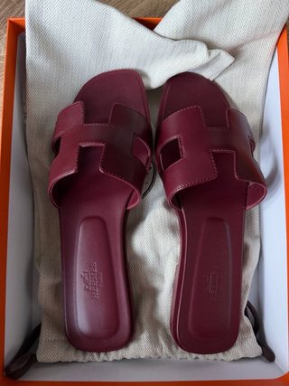 Sandalias Hermès Oran Rojas
