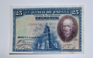 25 Pesetas 1928 Serie C261