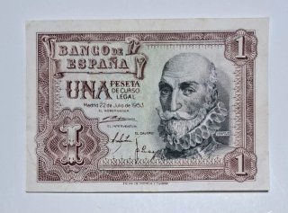 1 Peseta de 1953 Serie N963