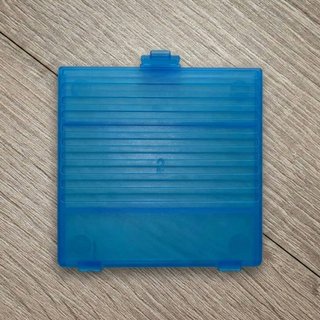 Game Boy DMG Blu Trasparente Coperchio Batteria