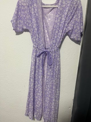 Pareo de Playa Floral Morado