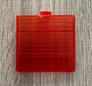 Game Boy DMG Rosso Trasparente Coperchio