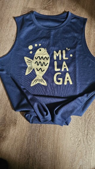 Camiseta sin mangas Málaga
