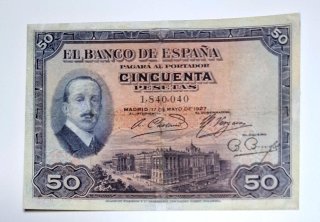 50 Pesetas 1927 Sin serie 1840