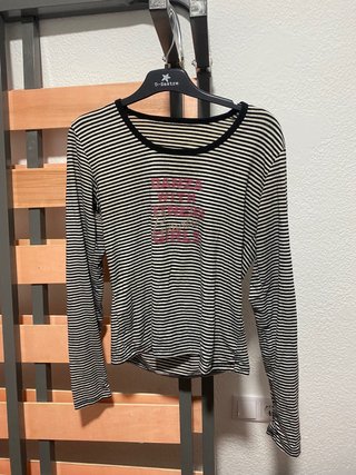Camiseta manga larga rayas