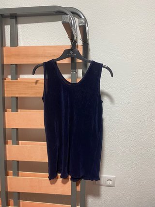 Blusa de tirantes azul