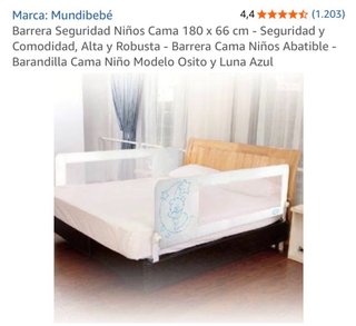 Barrera de Seguridad para Cama Mundibebé