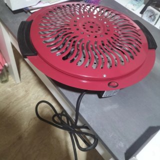 Brasero Eléctrico para Mesa Camilla Rojo