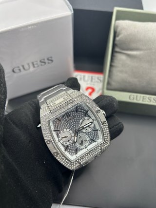 Reloj Guess Plateado con Pedrería
