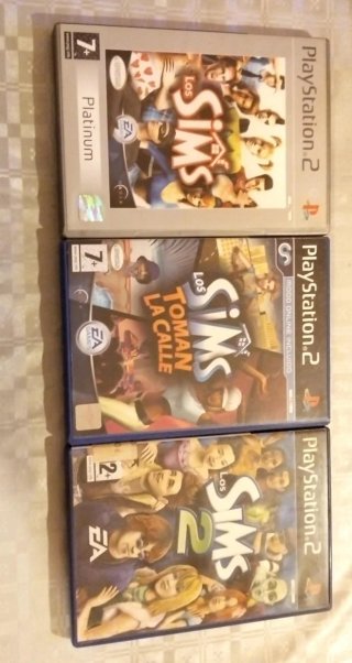 Pack 3 juegos Los Sims PS2 Completos PAL España