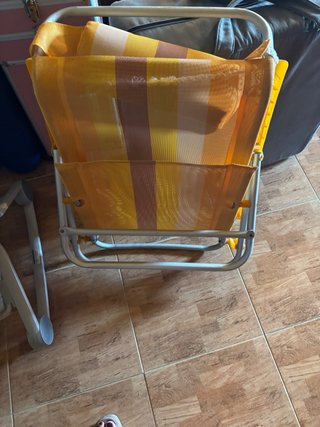 Silla de playa plegable