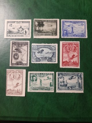 Francobolli della Spagna. Edifil 583/591. Anno 1930.