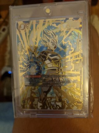Carta Dragon Ball Super Vegeta Blue Japonesa