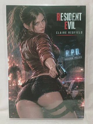 Póster Resident Evil Claire Redfield