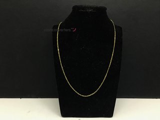 cadena oro 18k 23cm