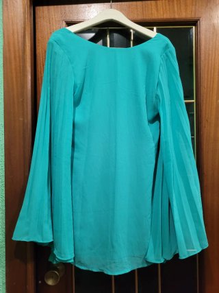 Vestido Corto Mujer Turquesa Talla M