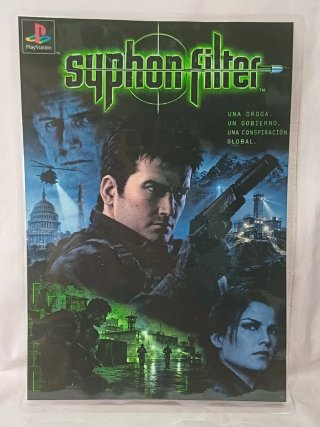 Póster Plastificado Syphon Filter (PlayStation)