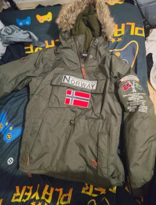Chaqueta Geographical Norway Verde Militar