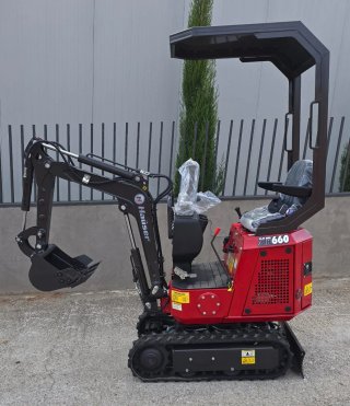 OFERTAMiniexcavadora Hauser XR660 700kg