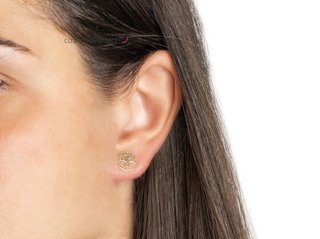 pendientes oro 18k
