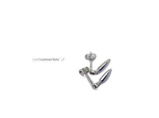 pendientes plata 925mm con piedra con circonita